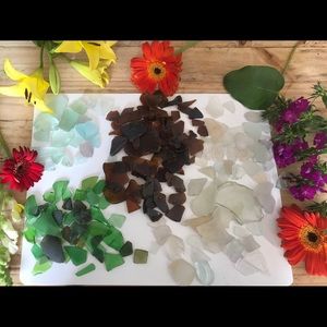 200 PC BEACH SEA GLASS Hand Picked Monterey Bay